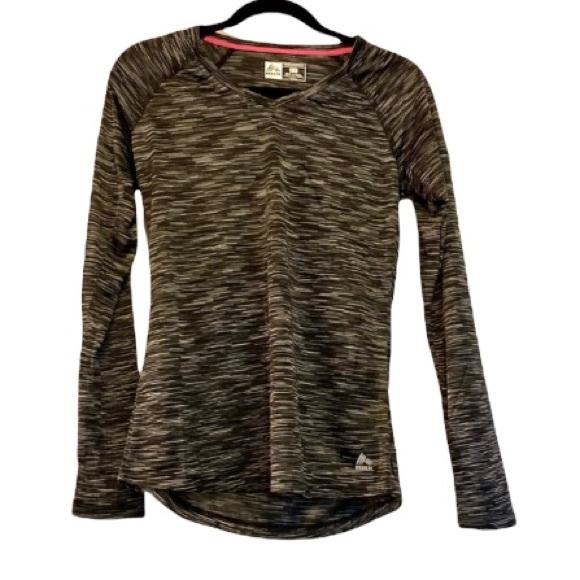 RBX Performance Athletic Top Long Sleeves Running  Live Life Active Space Gray - Picture 9 of 16